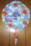 basketball sports diaper wreath