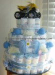 motorcycle diaper cake