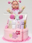 baby lovebug diaper cake