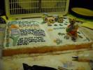 story book winnie the pooh baby shower cake