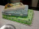 3 layer story book winnie the pooh cake