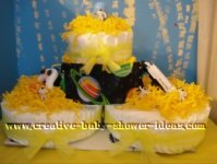 nasa moon diaper cake