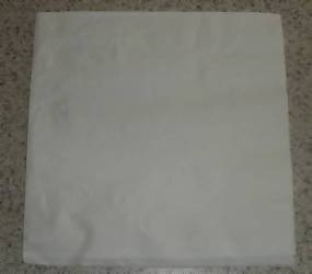 napkin laying flat