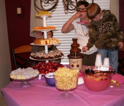 Creative Birthday Cakes on Baby Shower Food Table