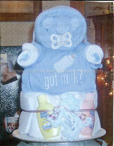 Baby Diaper Cake Ideas on Our Diaper Baby Cake Photo Gallery