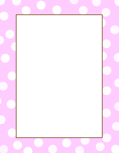 blank pink and white polka dot baby shower invitations