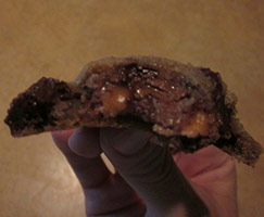 another inside shot of candy bar cookies