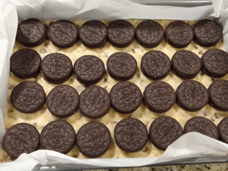 chocolate chip oreo brownie cookies