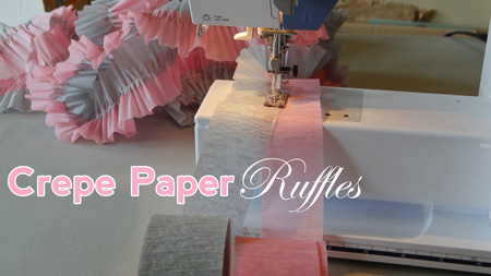 crepe paper ruffles