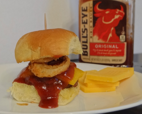 western cheeseburger sliders