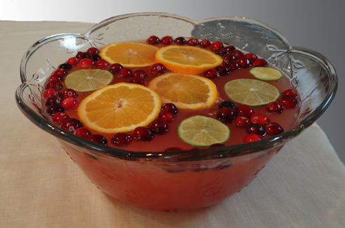 cranraspberry sparkler punch