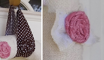 how to make fabric roses