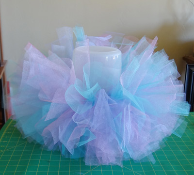 cute pink, blue and purple baby tutu