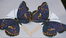 butterfly fan crafts