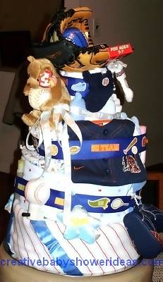 detroit tigers diaper cakes