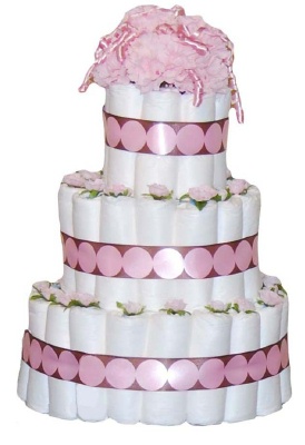 diaper cake instructions