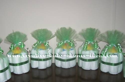 baby diaper cupcakes