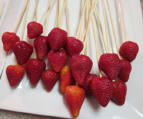 strawberry skewers