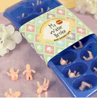 My Water Broke Baby Shower Game with 36 Mini Plastic Babies 2 Ice