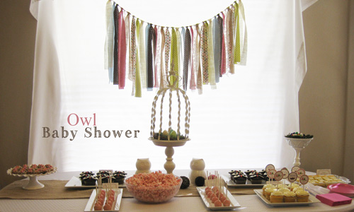 Owl baby shop shower favors