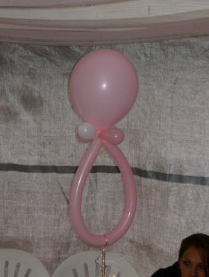 Craft Ideas Baby on Pacifier Balloons