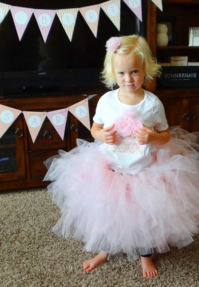 ultra fluffy pink tulle tutu