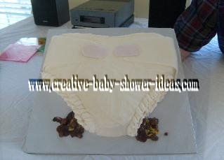 poopy diaper baby cake eeew