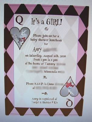 alice in wonderland baby shower