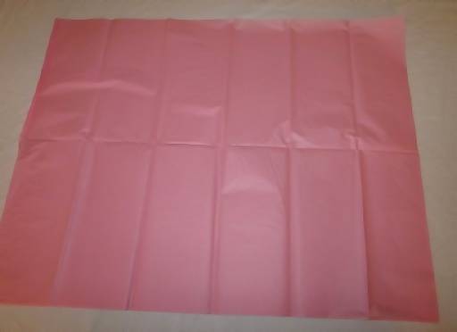 tissue paper laying flat