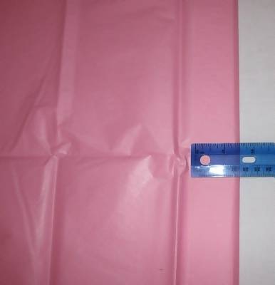 measuring tissue paper for flowers