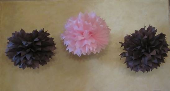 How to Make Tissue Paper Pom Poms  Tissue paper flowers, Baby shower  decorations, Tissue paper pom poms