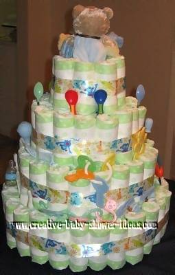 Baby Toy Diaper Cake toy diaper baby cake