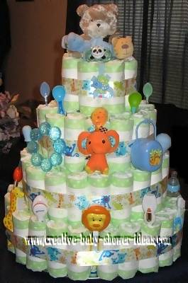 Baby Toy Diaper Cake toy diaper baby cake