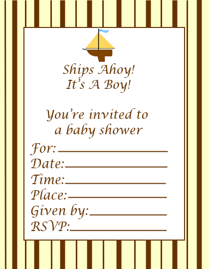 unique baby shower invitations