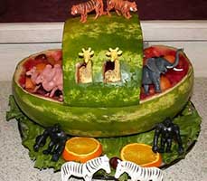  Craft Ideas Jungle Animals on Fun Presentation What A Creative Centerpiece On Your Buffet Table