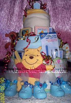 book winnie the pooh diaper cake