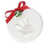 baby hand print ornament