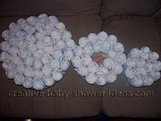 Blue bear diaper cake bear diaper cake