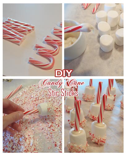 candy cane marshmallow pops