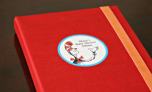 dr seuss baby shower photo album