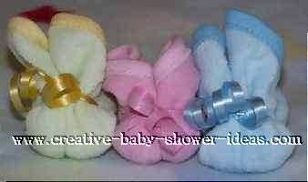 washcloth bunnies