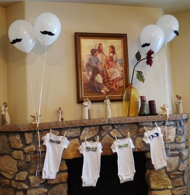 little man baby shower