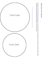 circles template for baby shower banner