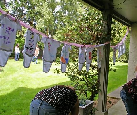 Baby Shower Onesie Decorations
