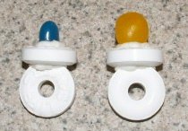 different candy pacifier sizes