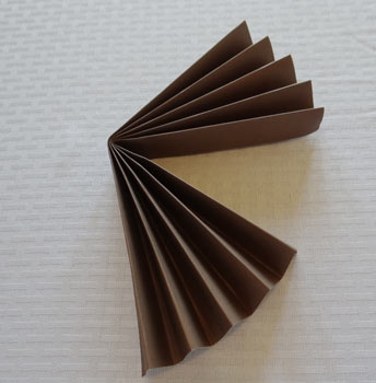 fold paper rosette
