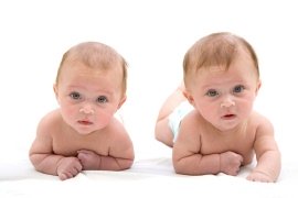 picture of twin babies