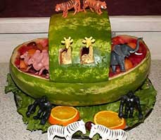 noahs ark watermelon baby carriage