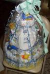 baby boy duck diaper cake