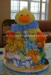 bubbles and ducks diaper cake